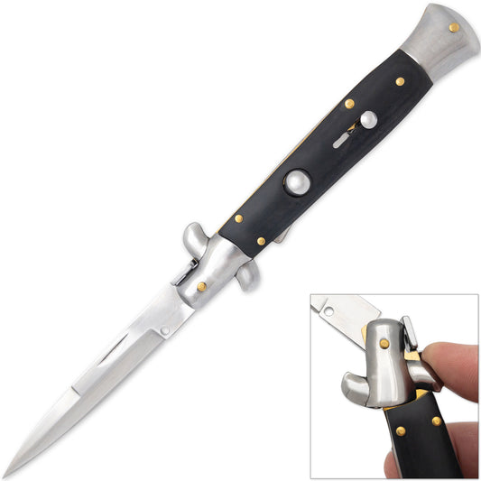 IL Grande Italian Milano Stiletto Dark Ritual Automatic Knife