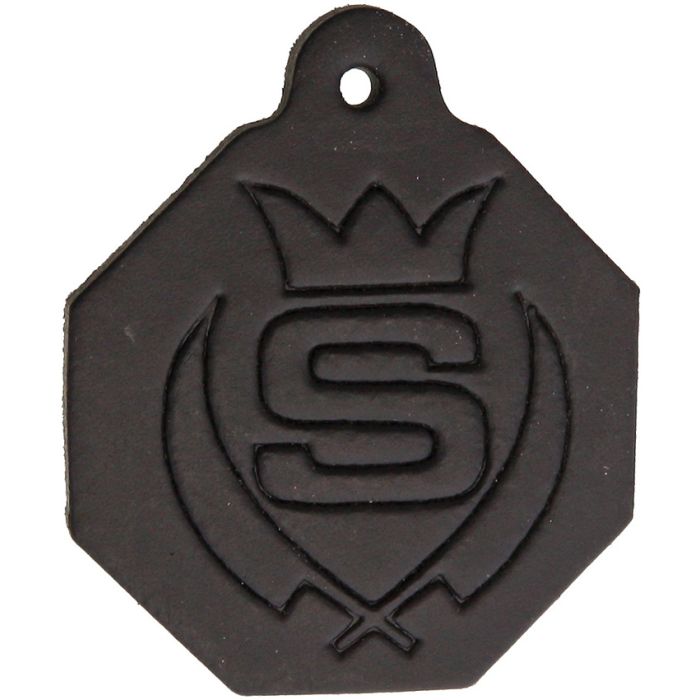 Svord Black Leather Tag- Measures 1