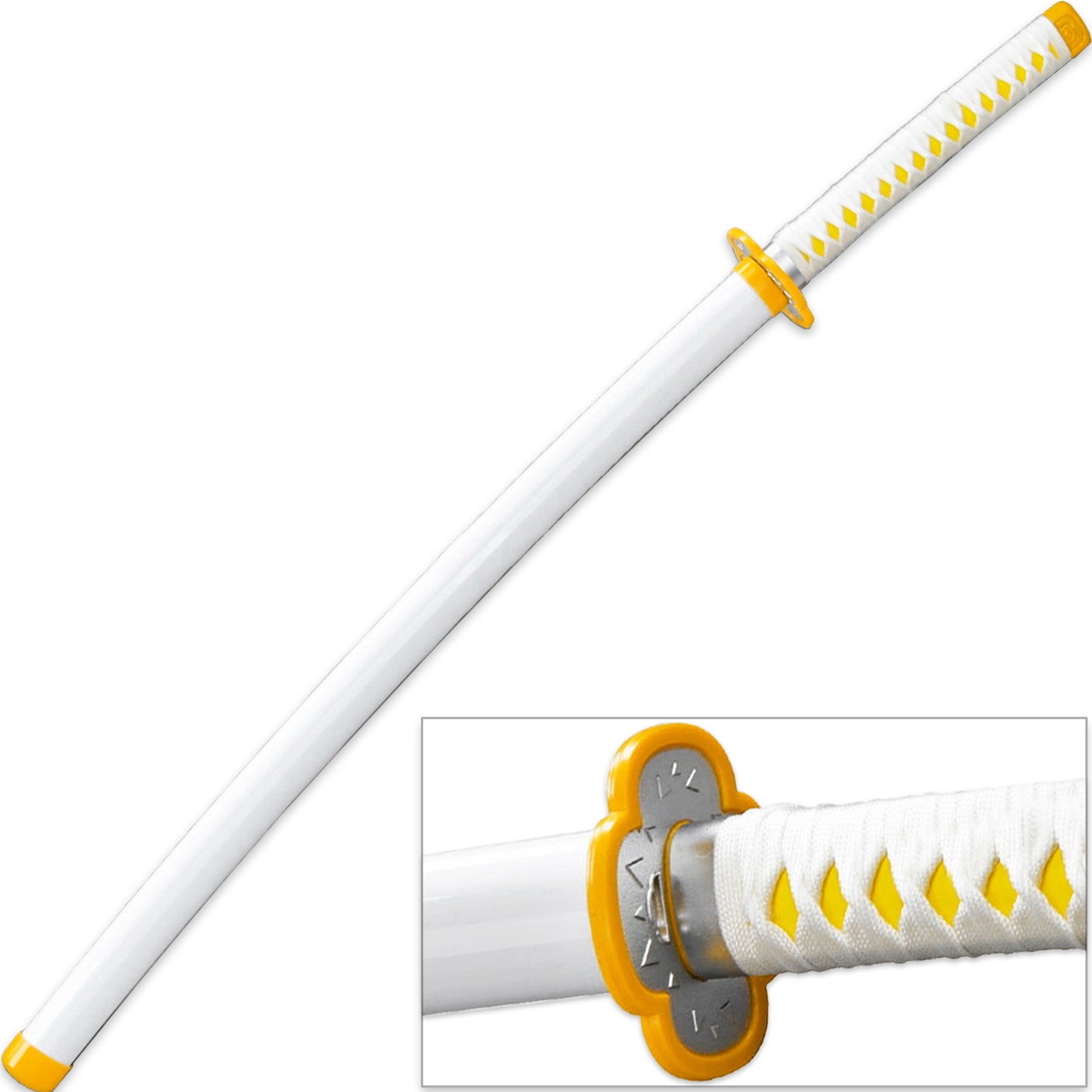 Art of Thunder Yellow Nichirin Katana | Kimetsu No Yaiba Agatsuma Zenitsu Replica Bamboo Sword