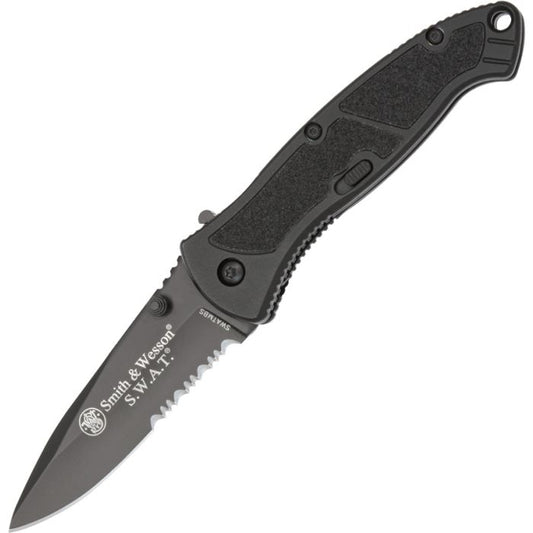 Smith & Wesson-Black SWAT Linerlock A/O