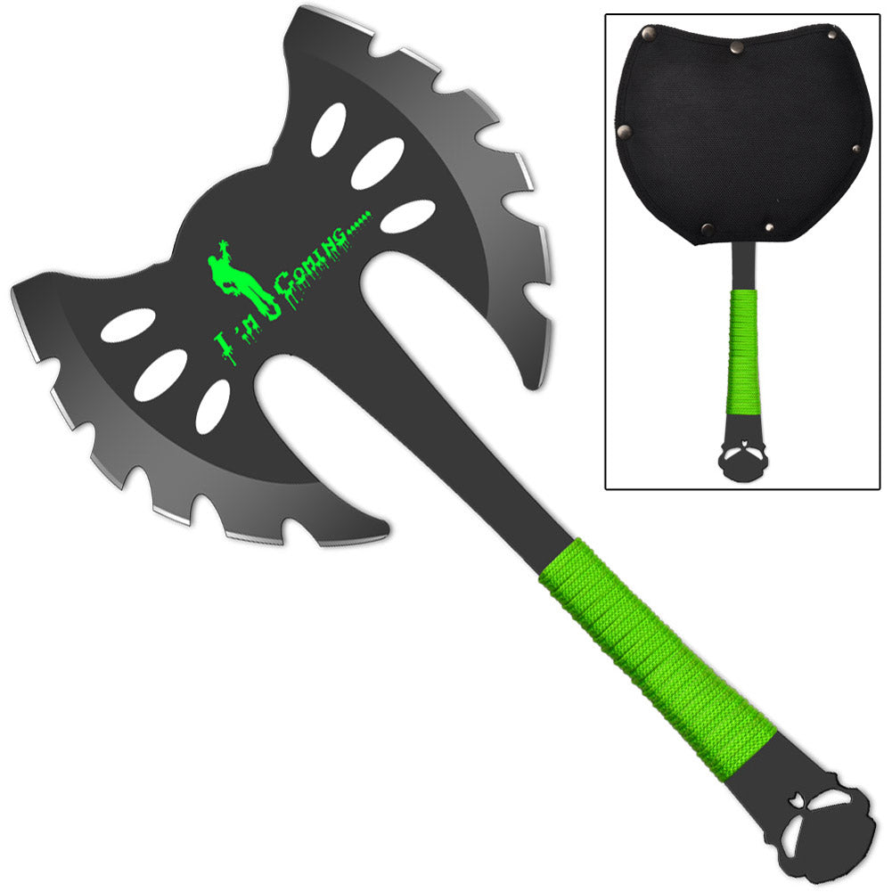 Down Fall Double Headed Throwing Axe