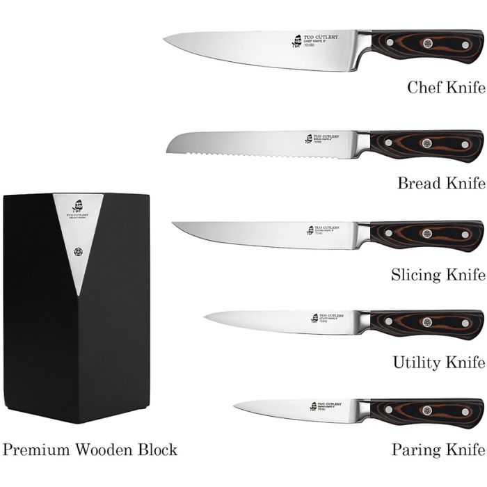 Tuo Cutlery Legacy 6pc Kitchen Knife Set