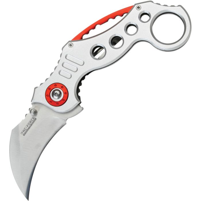 Tac Force Karambit Linerlock Silver A/O