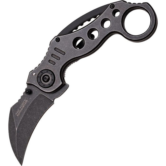 Tac Force-Karambit Black Stonewash A/O