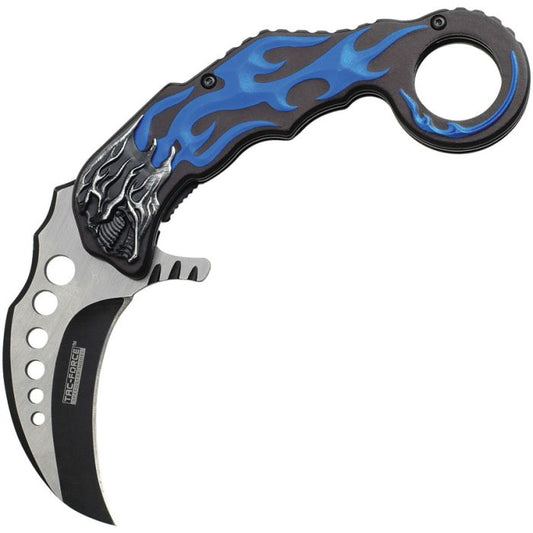 Tac Force Karambit Linerlock A/O Blue