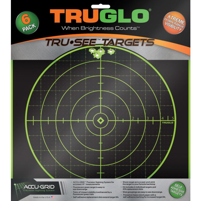 TRUGLO Tru-See Splatter Target 100yd