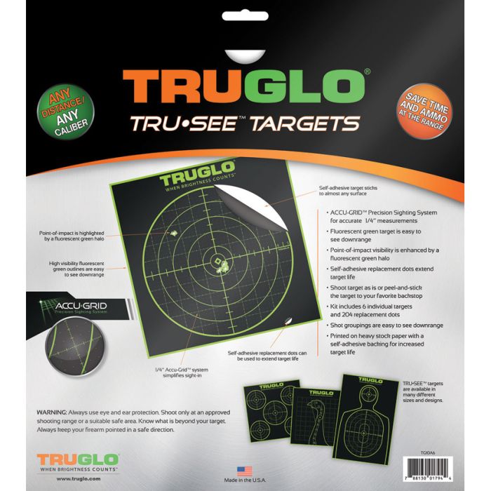 TRUGLO Tru-See Splatter Target 100yd