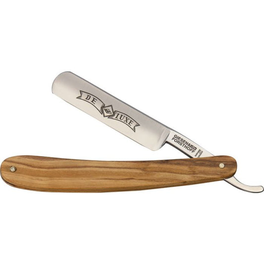 Giesen & Forsthoff Straight Razor Olive Wood