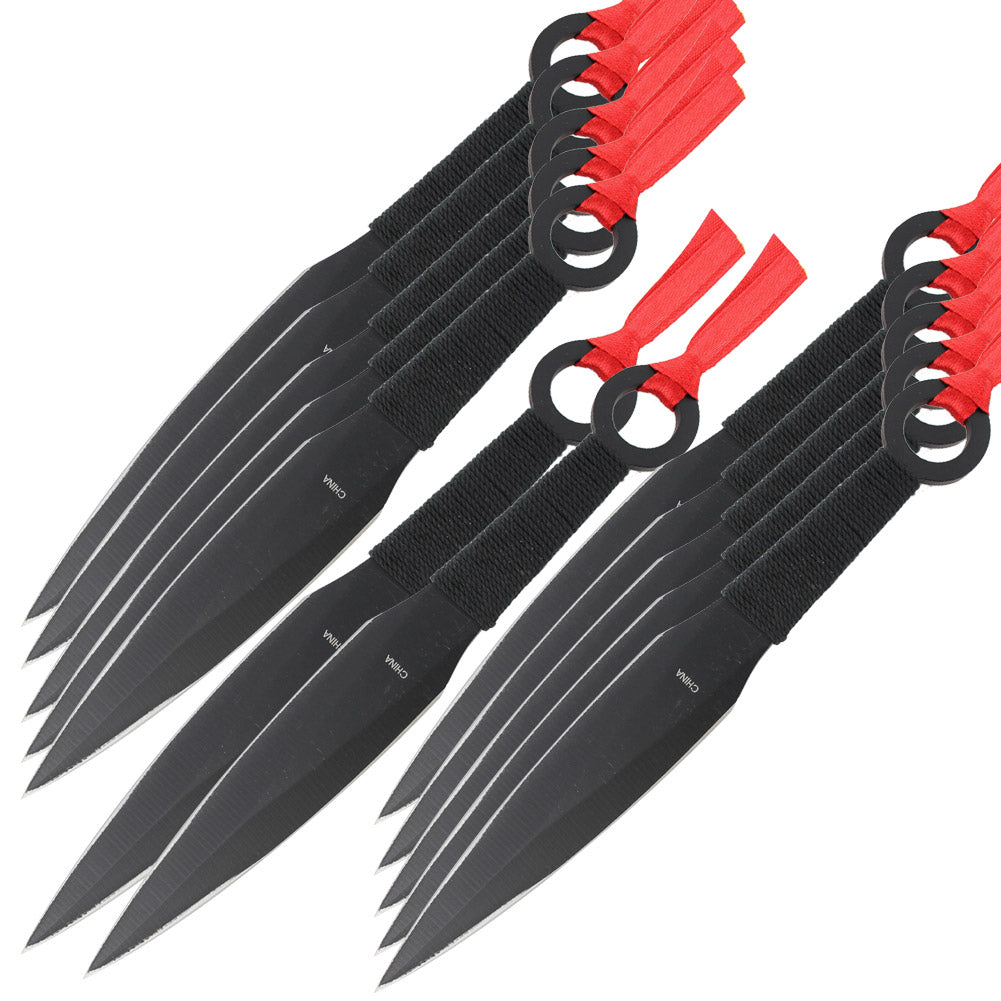 Balanced Precision 12 Piece Throwing Knife Set