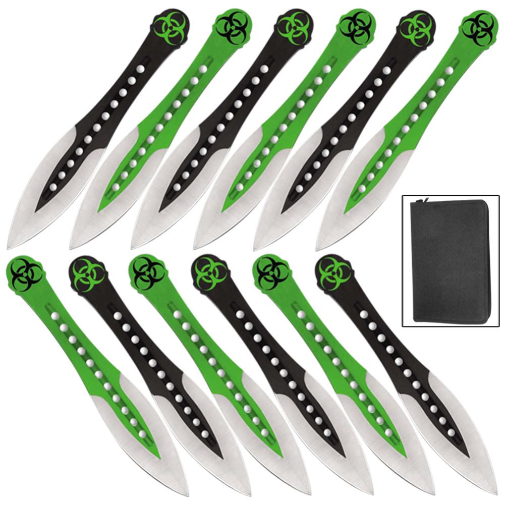 Arsenic 12-Piece Throwing Knife Set