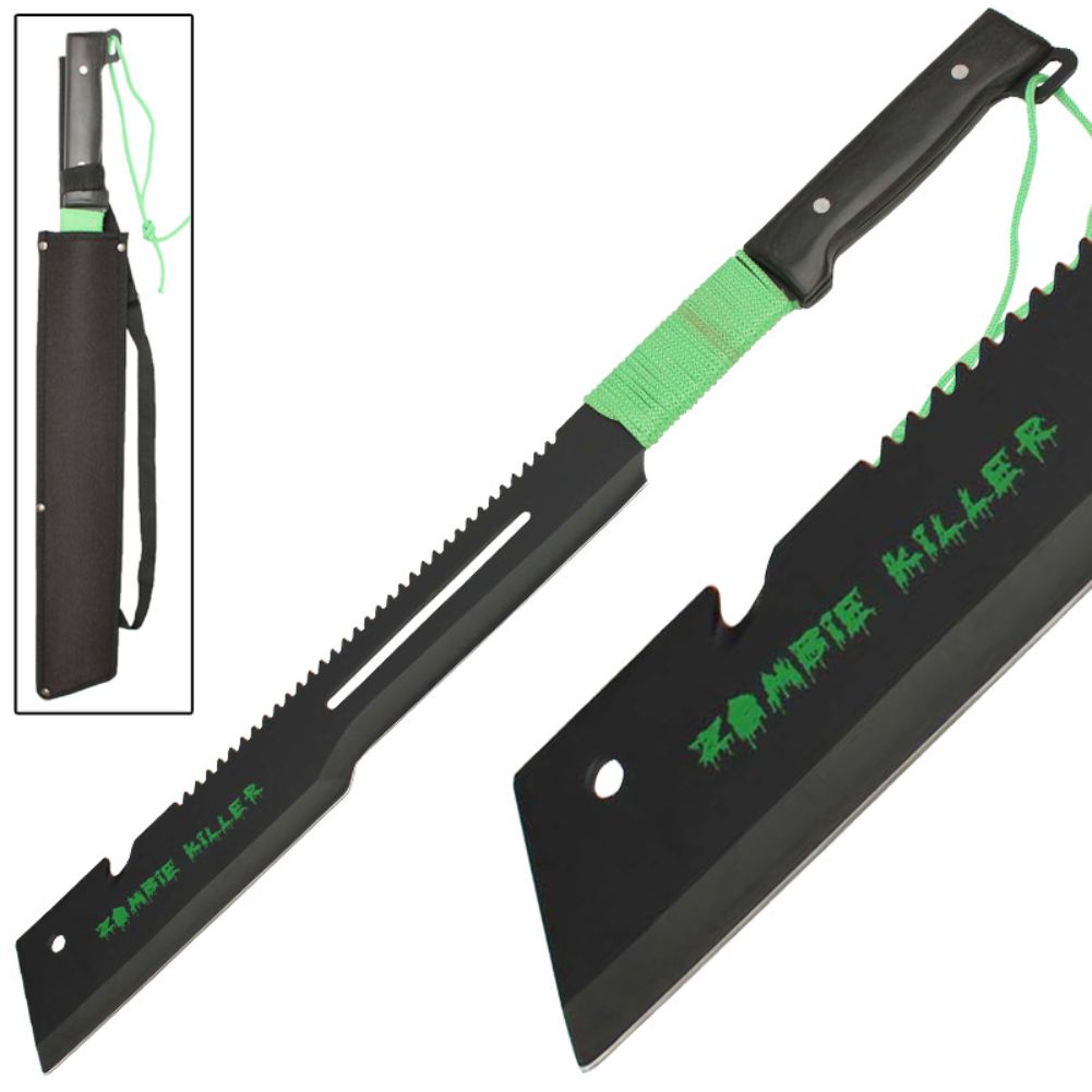 Full Tang Offset Edge Tactical Machete