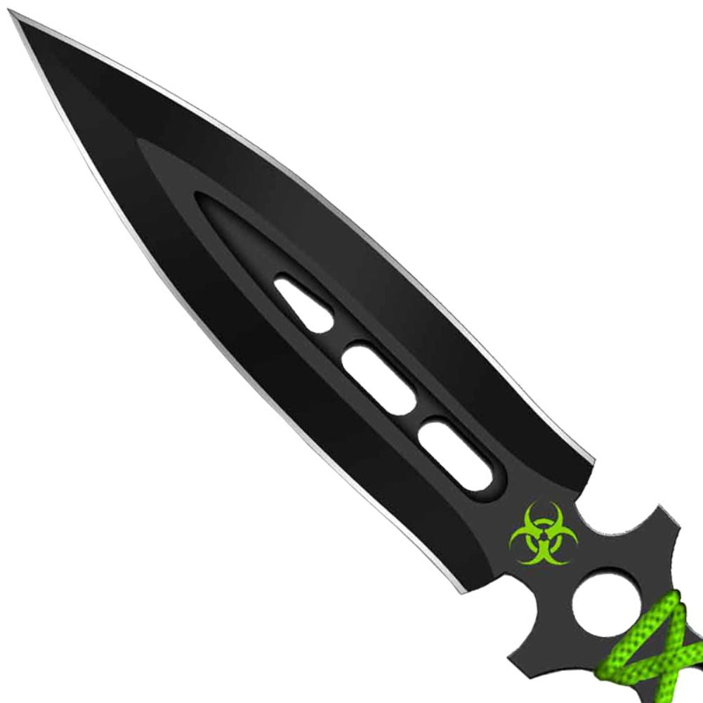 Airborne Biohazard Throwing Knife Set