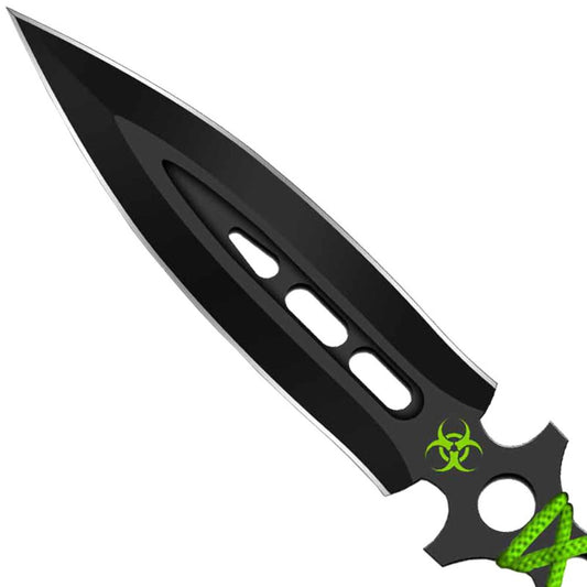 Airborne Biohazard Throwing Knife Set