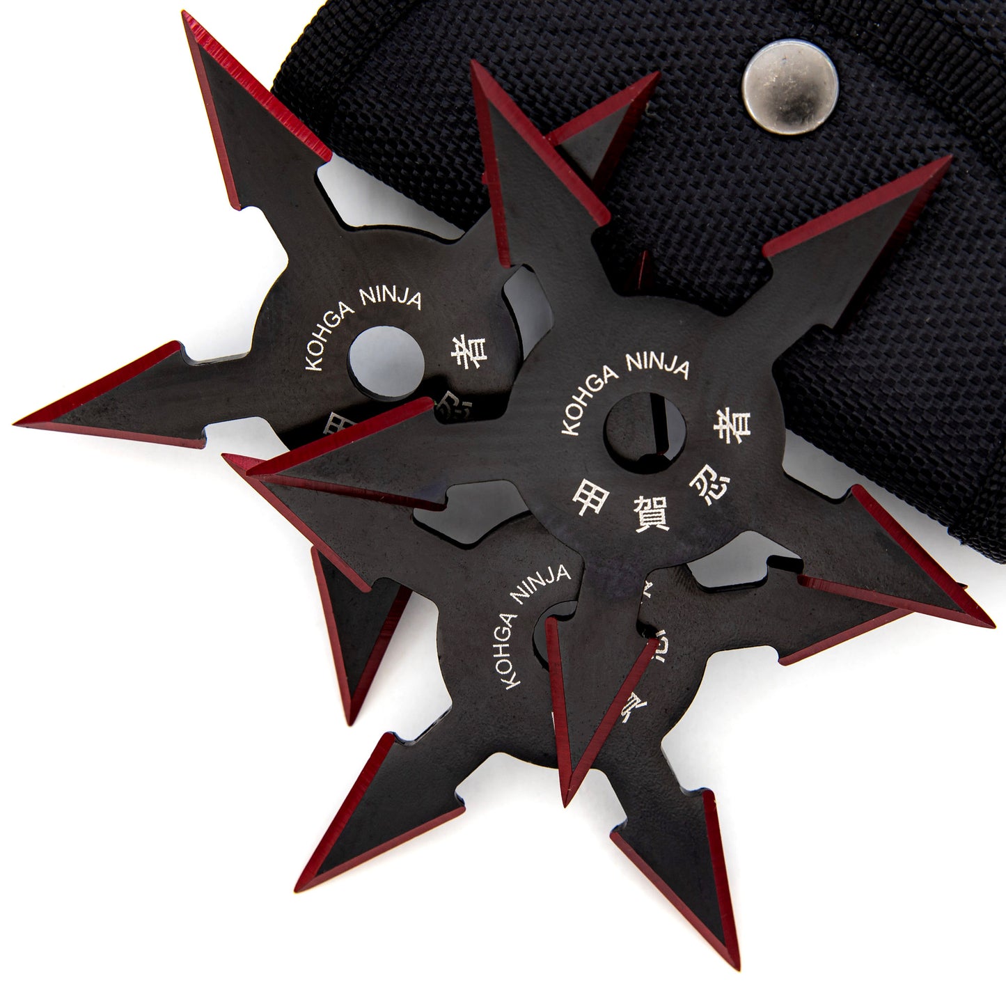 Khoga Ninja Set of 3 Sure Stick Five Point Shuriken Throwing Star | Choose Your Color