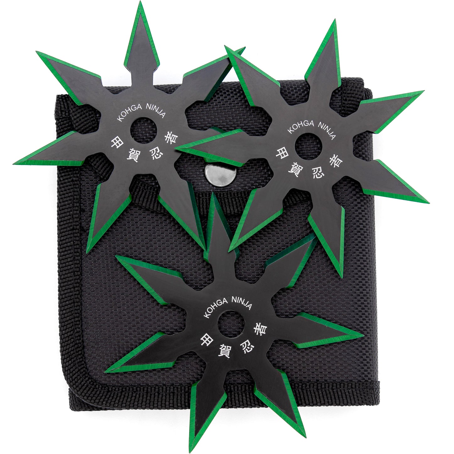 Hidden Leaf 7-Pointed Ninja Star Shuriken Set of 3