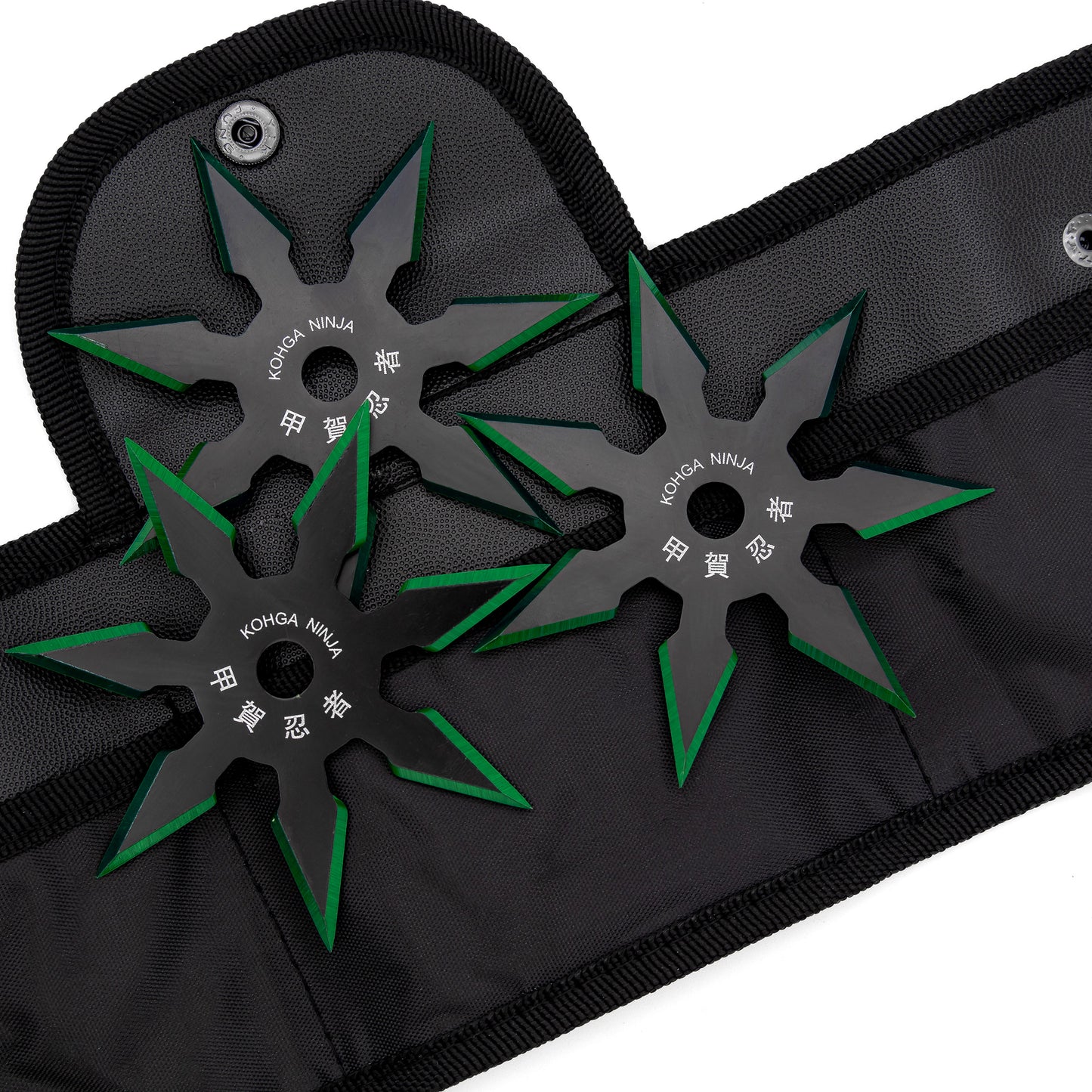 Hidden Leaf 7-Pointed Ninja Star Shuriken Set of 3