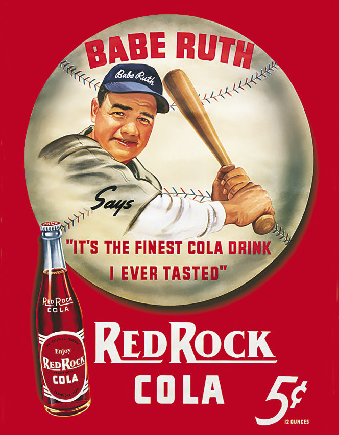 Babe Ruth Red Rock Cola