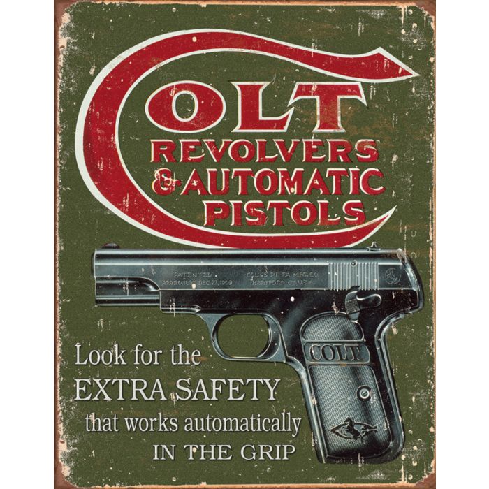 Tin Signs Colt Extra Safety