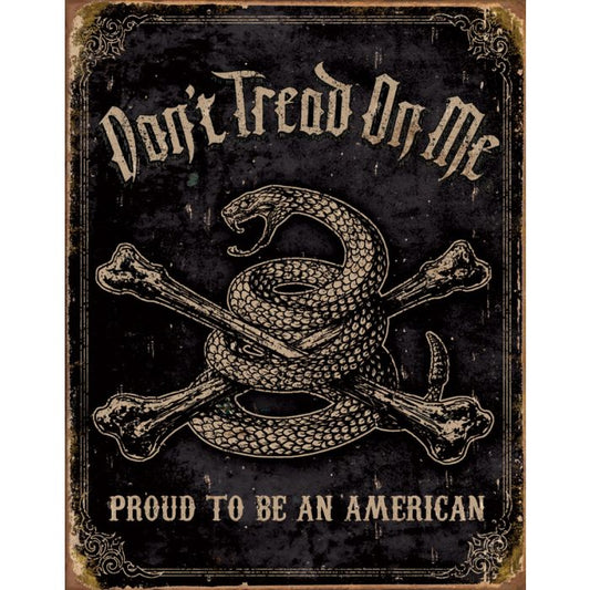 Tin Signs DTOM Proud American