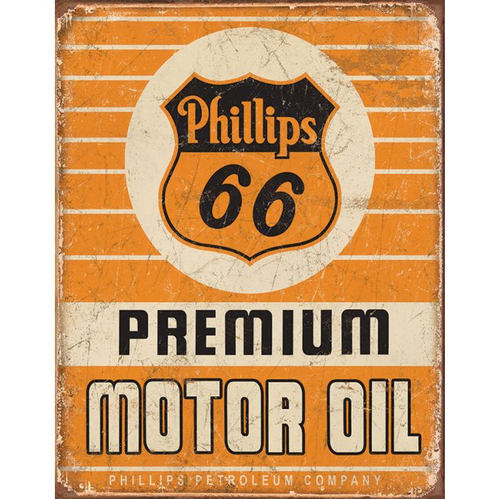 Tin Signs Phillips 66 Premium Oil