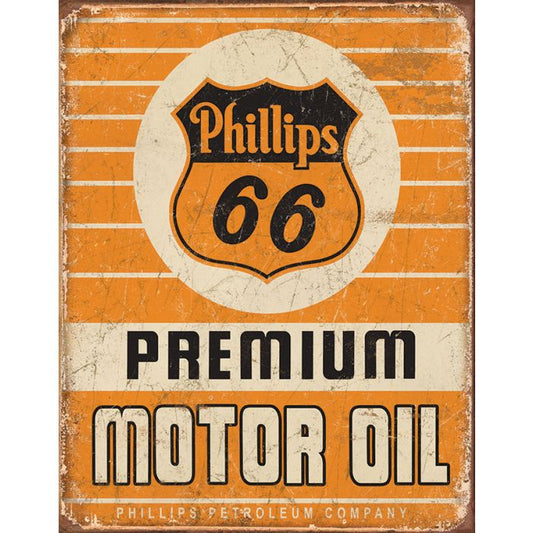 Tin Signs Phillips 66 Premium Oil