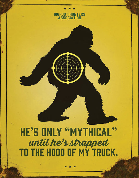 Sasquatch Mythical Sign