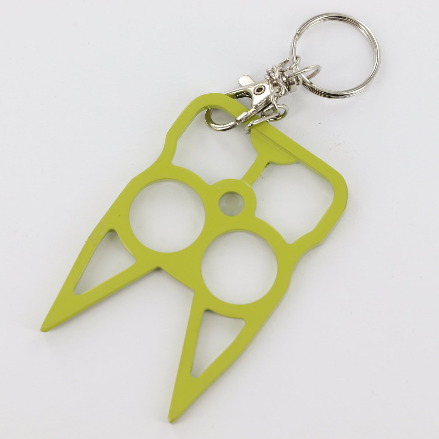 Cat Self Defensive Key Chain Chartreuse Green