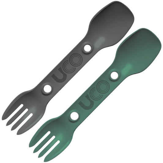 UCO Two Pack Utility Spork Green