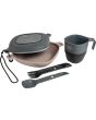 UCO Six Piece Mess Kit Black/Gray