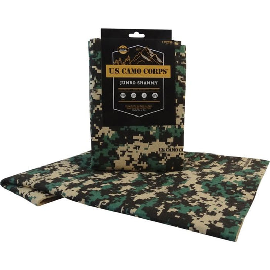 US Camo Corps Camo Jumbo Shammy Green