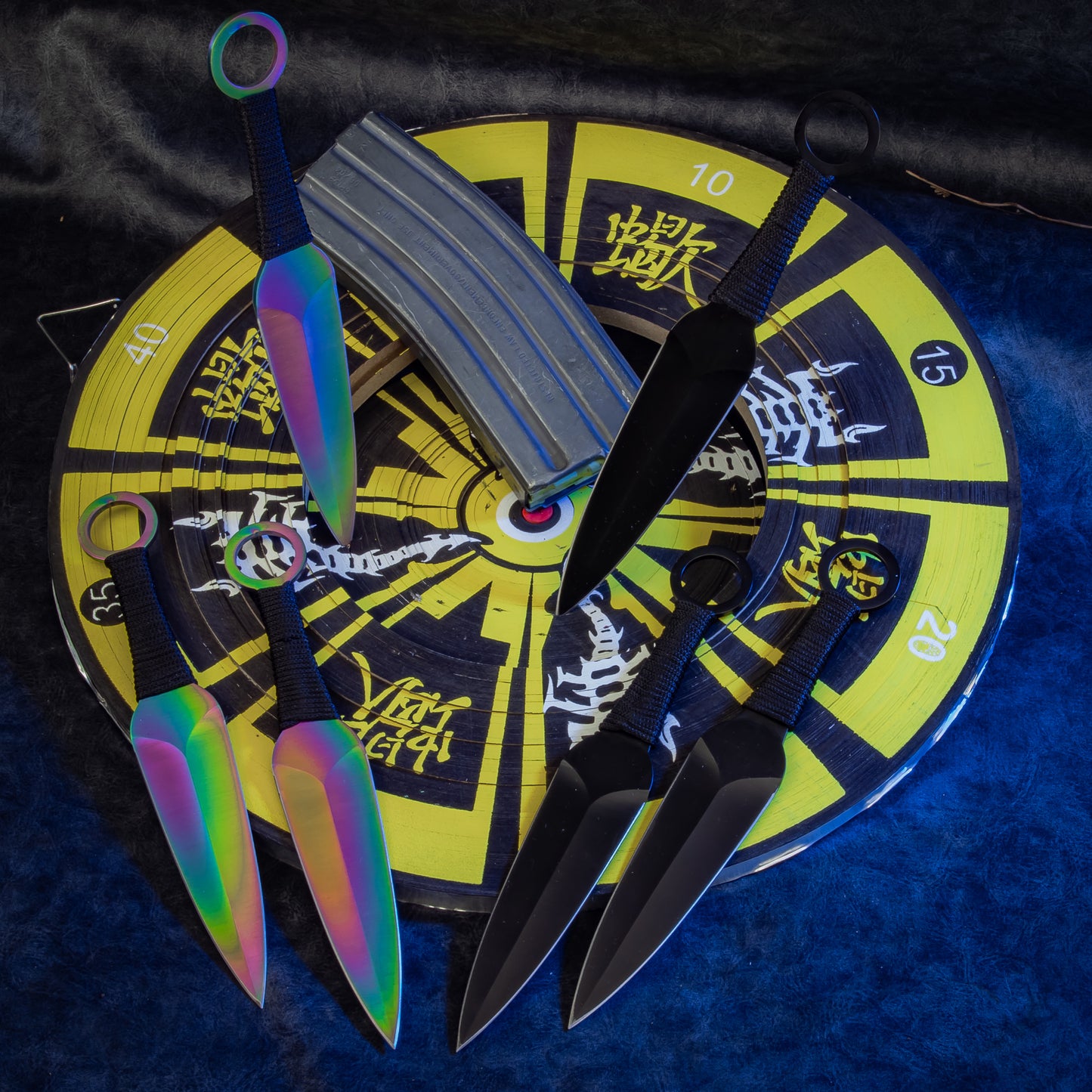 Feather Guillotine Choice of Throwing Knives Set of 3