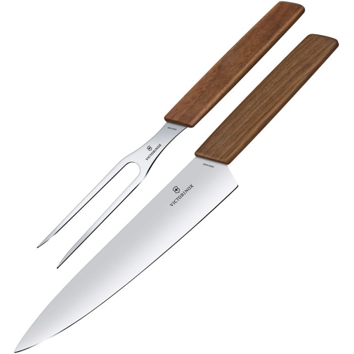 Victorinox Carving Set 2pc Walnut