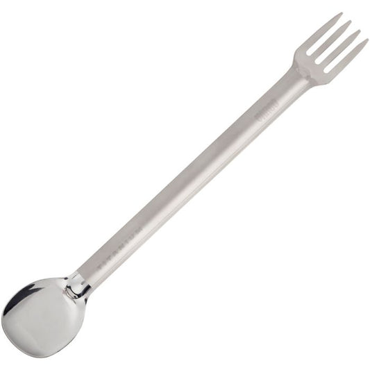 Vargo Long Handle Fork-N-Spoon Ti