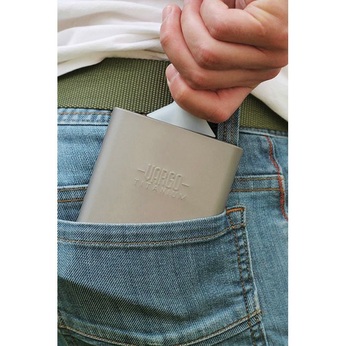 Vargo Titanium Funnel Flask