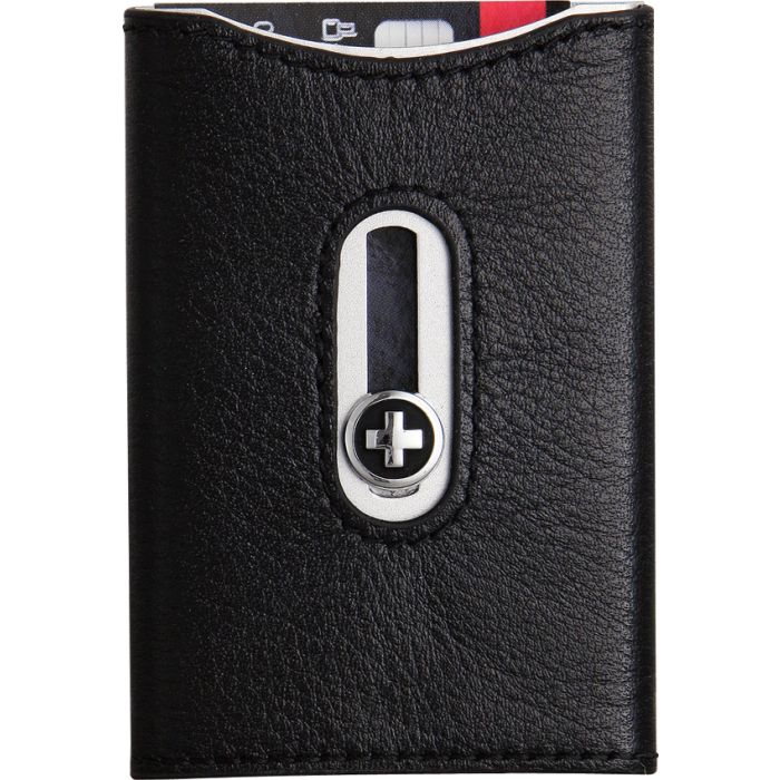 Wagner Swiss Wallet Black w/Silver