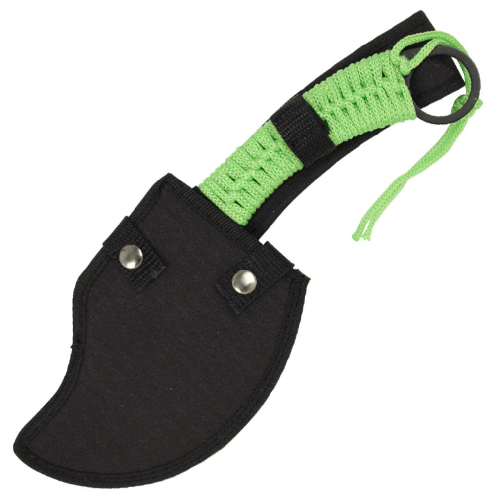 Zed Skullsplitter Throwing Axe - Green