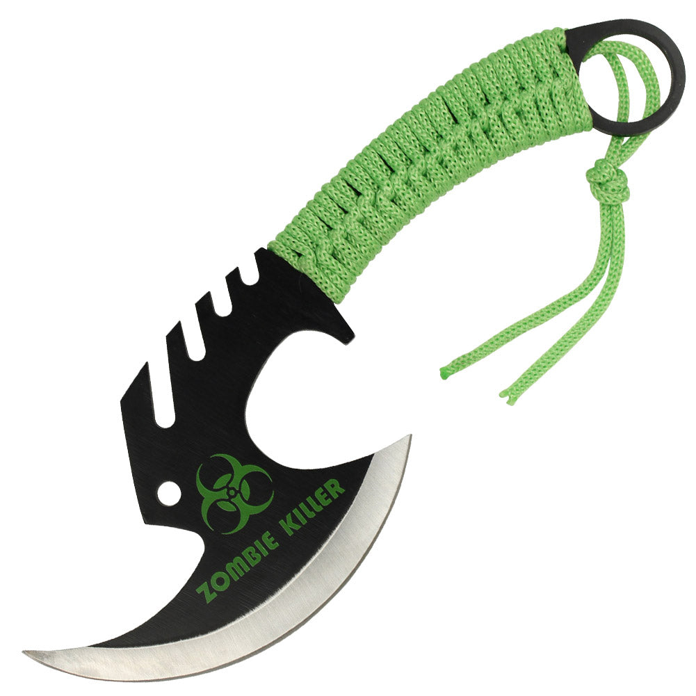 Zed Skullsplitter Throwing Axe - Green