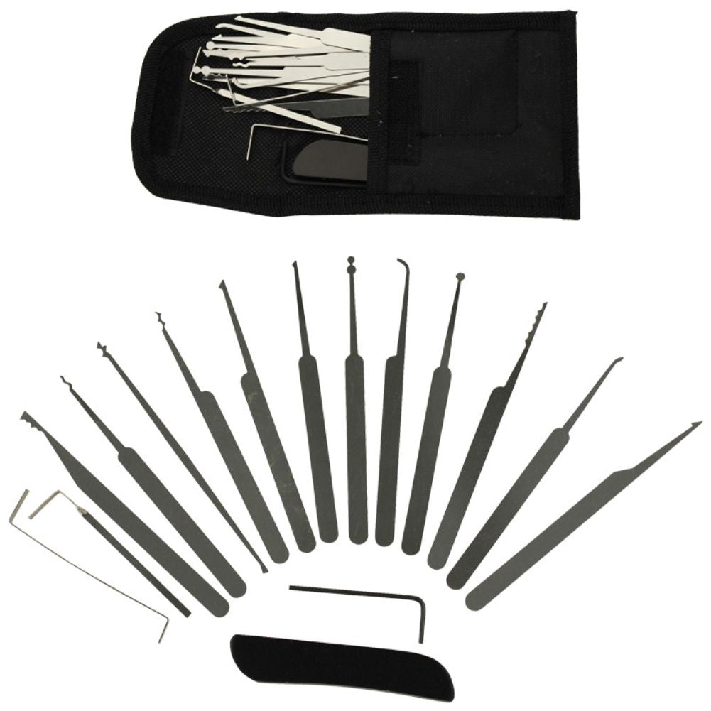 17-Piece Pocket Lock Picking Kit