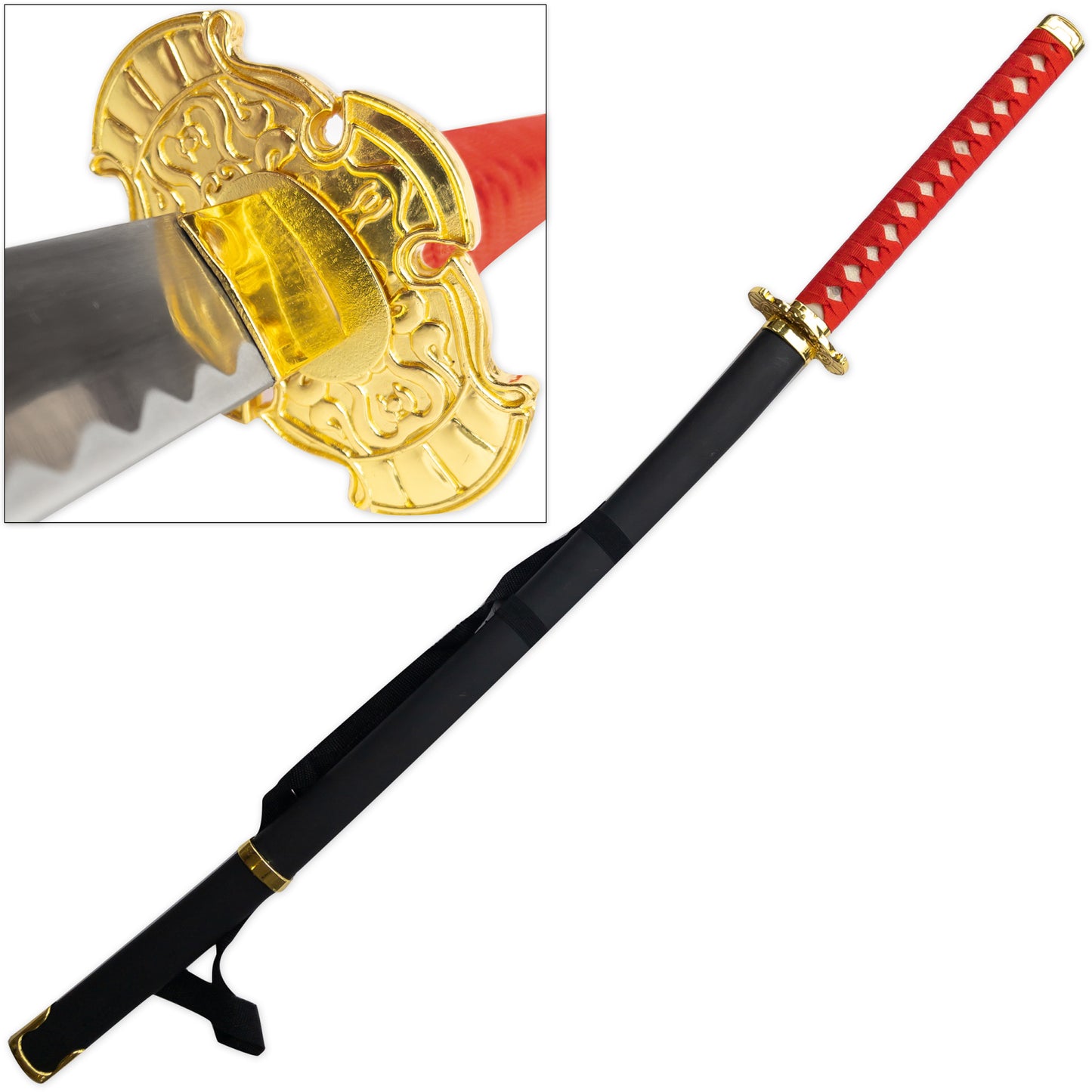 Sacred Dragon Fang Decorative Replica Ninja Sword