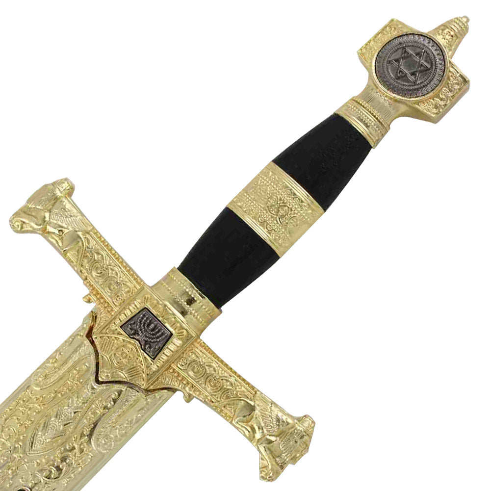 King Solomon Medieval Crusader Replica Longsword - Black