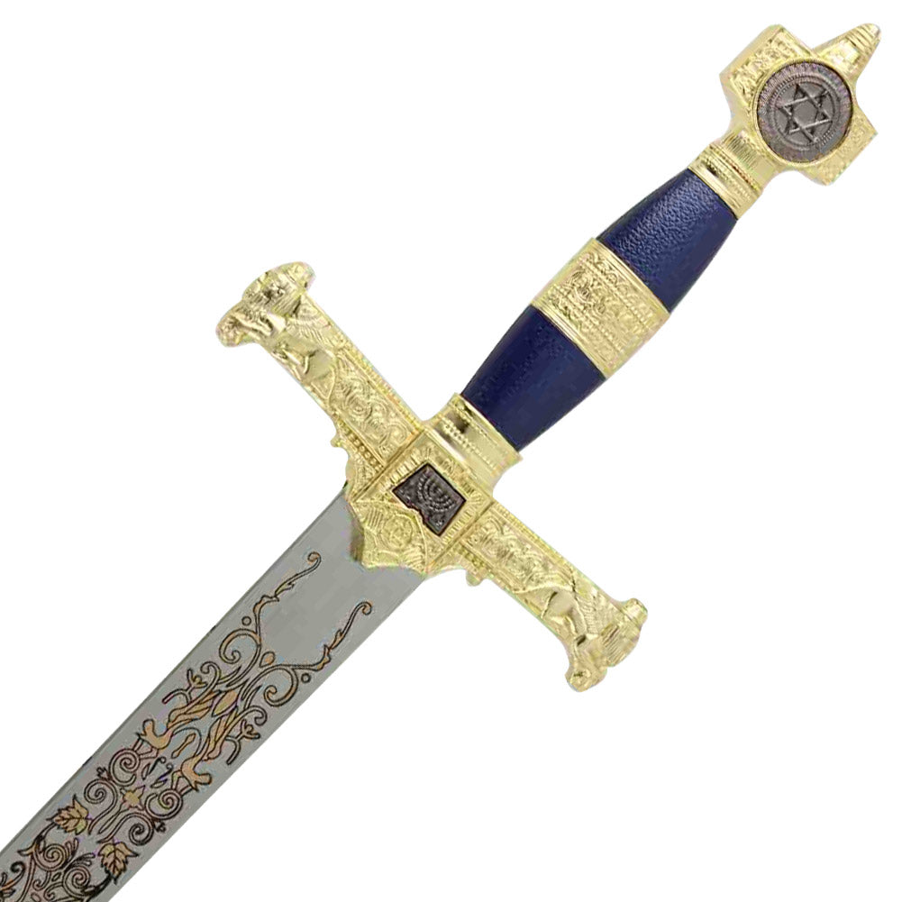 King Solomon Medieval Crusader Replica Longsword - Blue