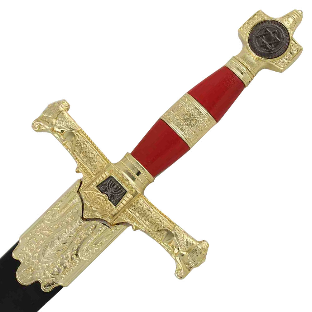 King Solomon Medieval Crusader Replica Longsword - Red