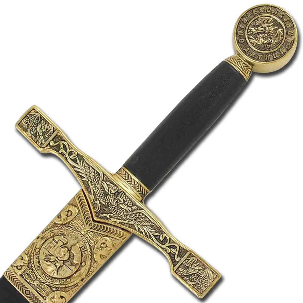 King Arthur Excalibur Replica Longsword Gold