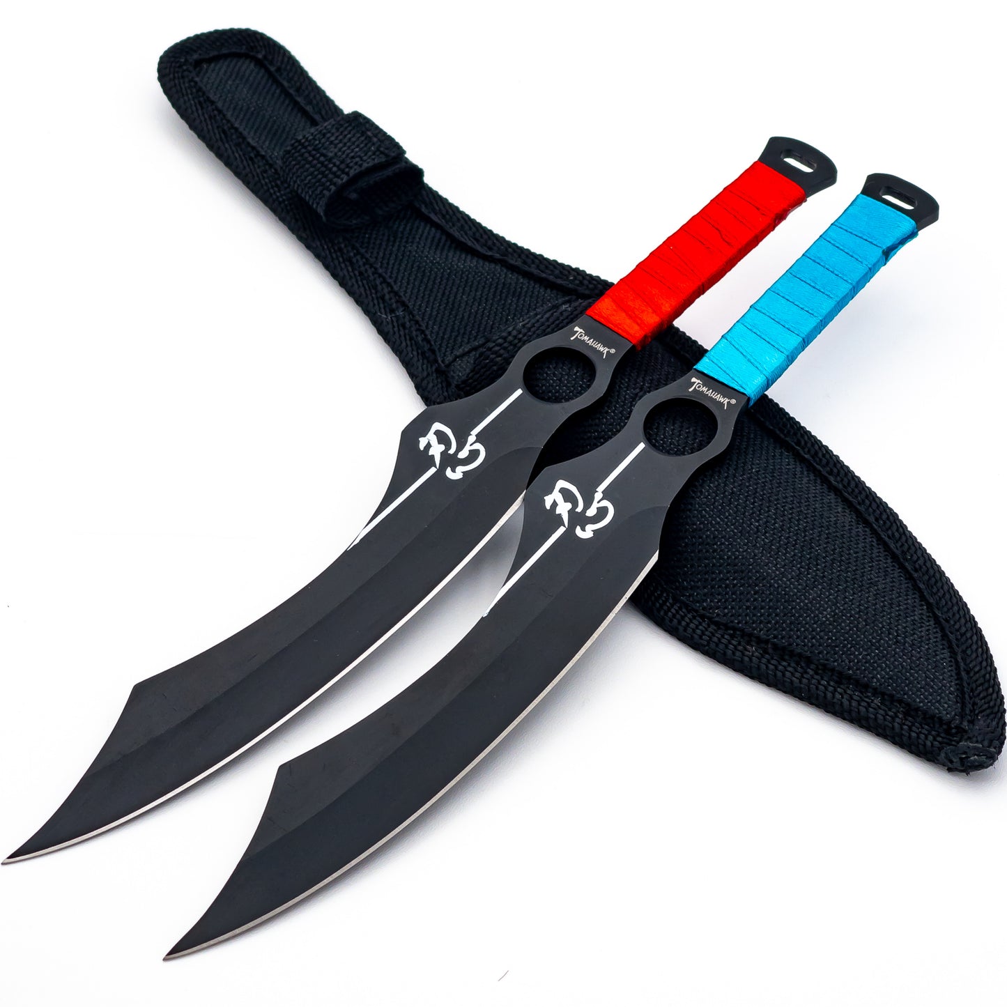 Magma Hail Dao Blade Duo Throwing Knives Pair