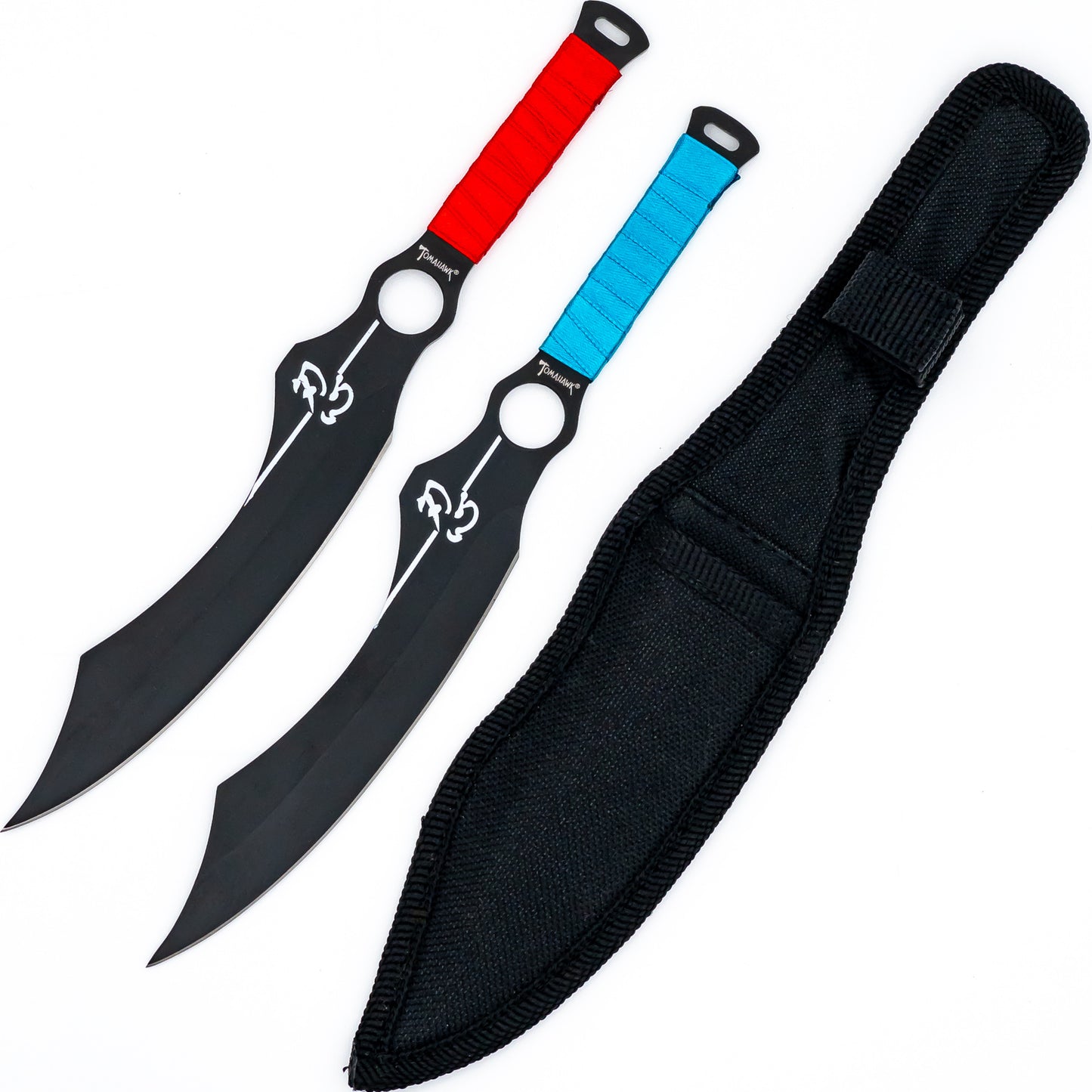 Magma Hail Dao Blade Duo Throwing Knives Pair