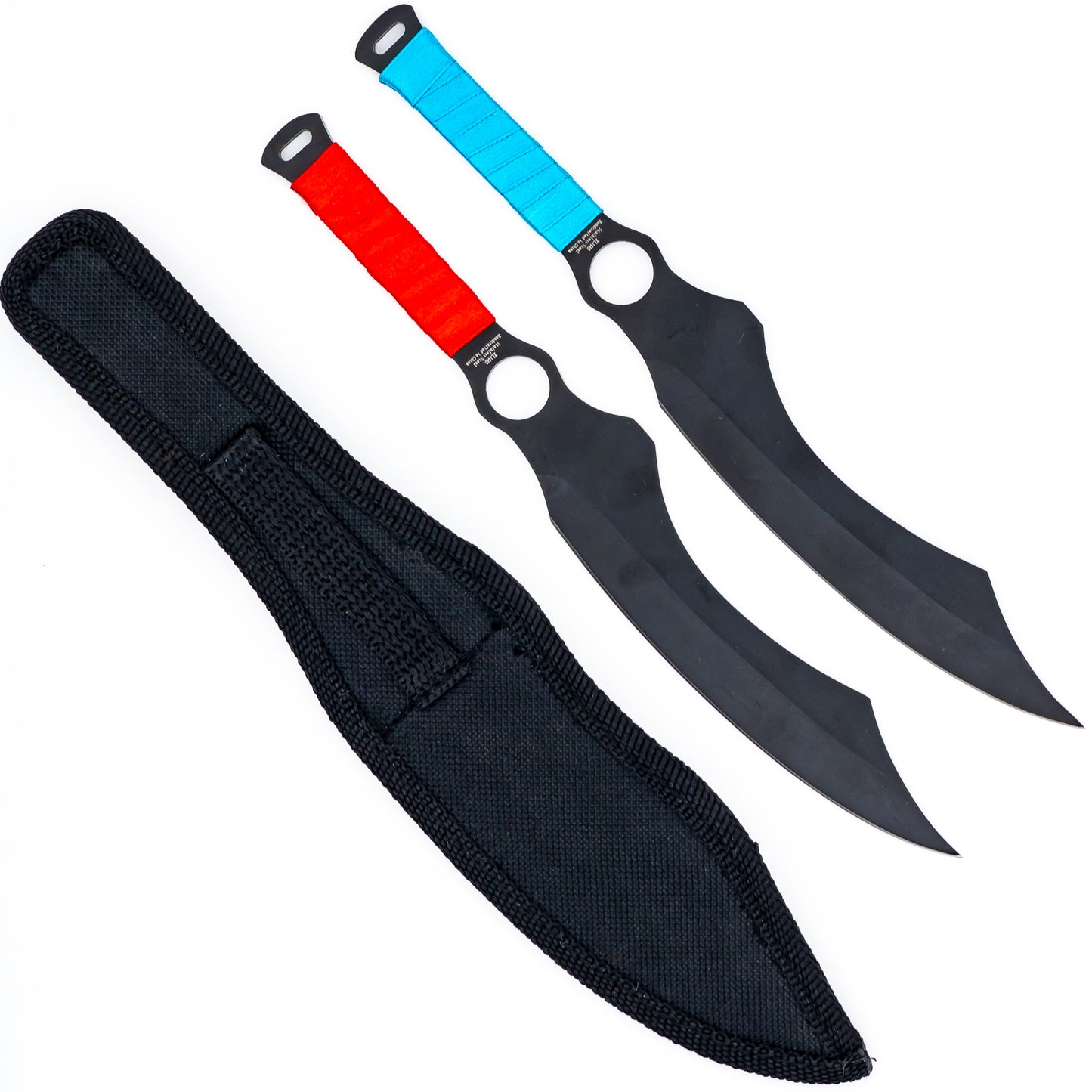 Magma Hail Dao Blade Duo Throwing Knives Pair