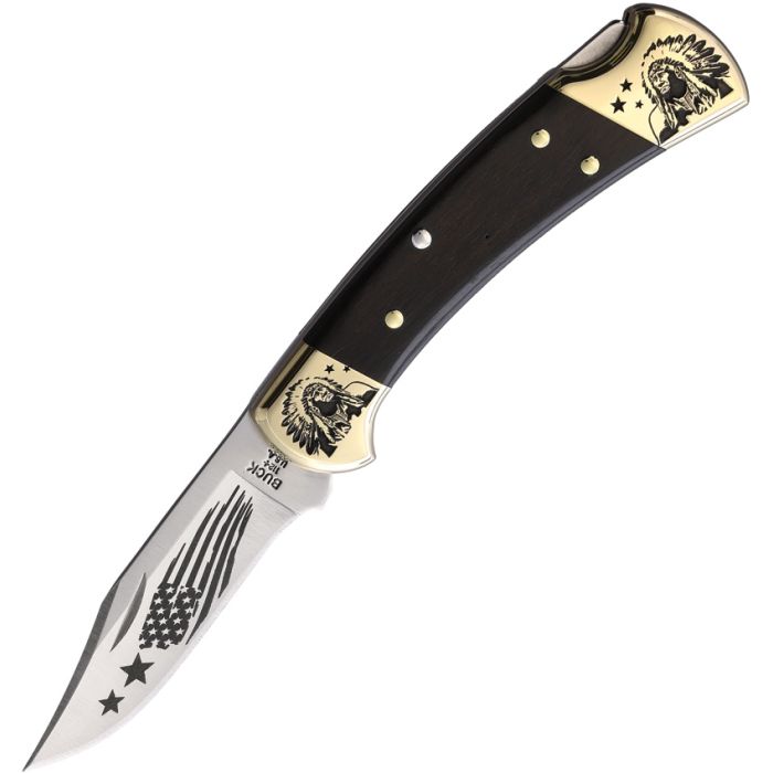 Yellowhorse Custom Buck 112 Lockback Chief