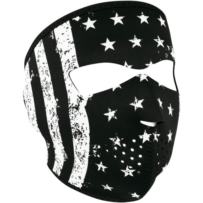 Zan Headgear Full Face Mask BW Flag