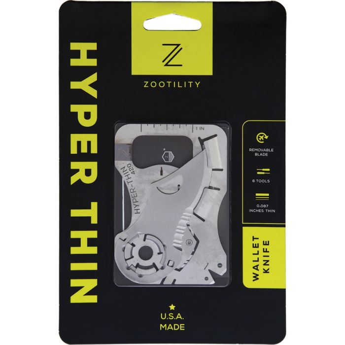 Zootility Hyper Thin Wallet Knife