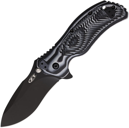 Zero Tolerance-Linerlock A/O Black/Gray